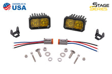 Load image into Gallery viewer, Diode Dynamics Stage Series 2 In LED Pod Pro - Yellow Flood Standard ABL (Pair) Diode Dynamics