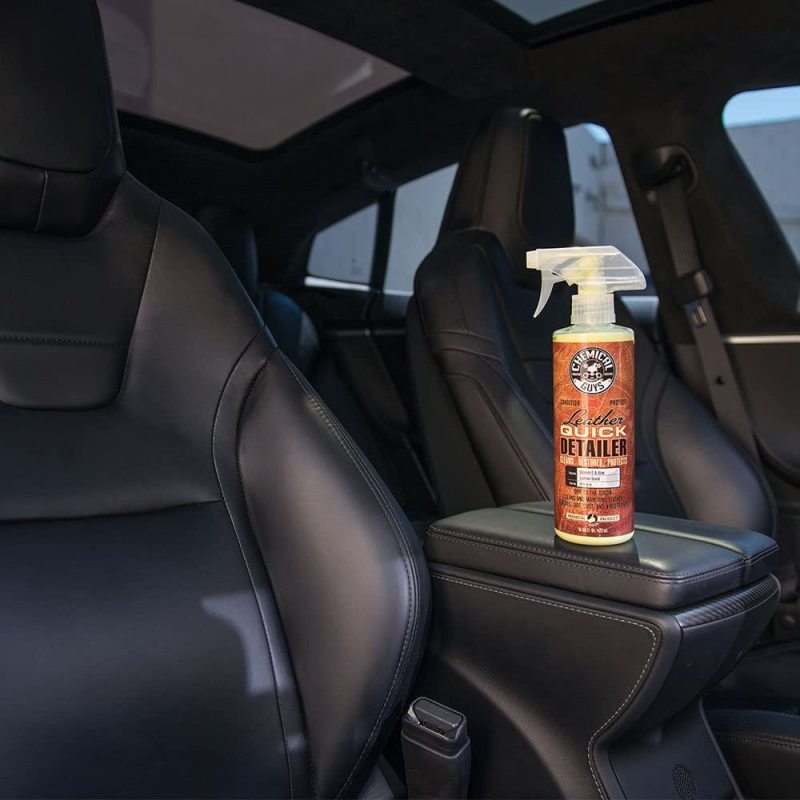 Chemical Guys Leather Quick Detailer Care Spray - Matte Finish - 16oz Chemical Guys