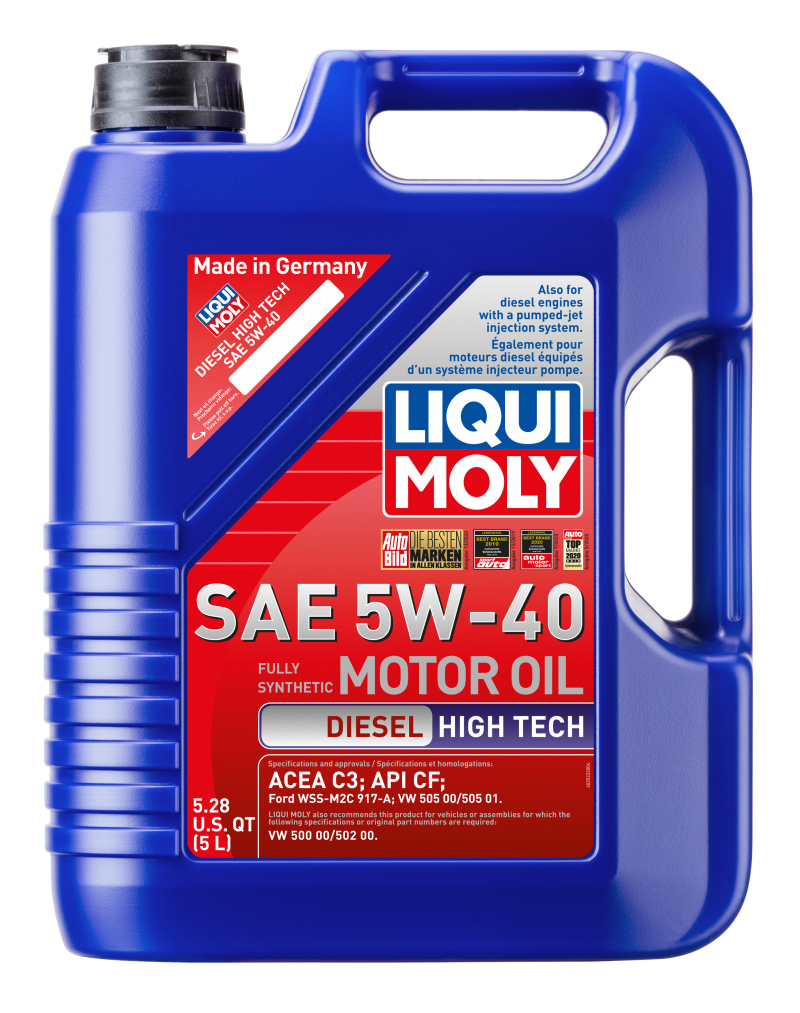 LIQUI MOLY 5L Diesel High Tech Motor Oil 5W40 LIQUI MOLY