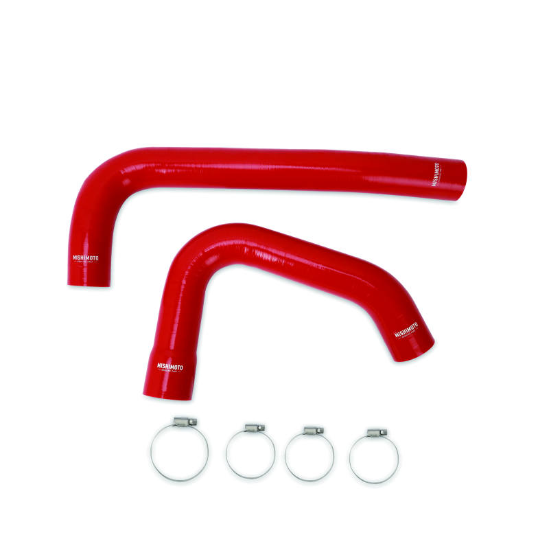 Mishimoto 2015+ Dodge Ram 6.7L Cummins Silicone Radiator Hose Kit Red-Radiator Hoses-Mishimoto
