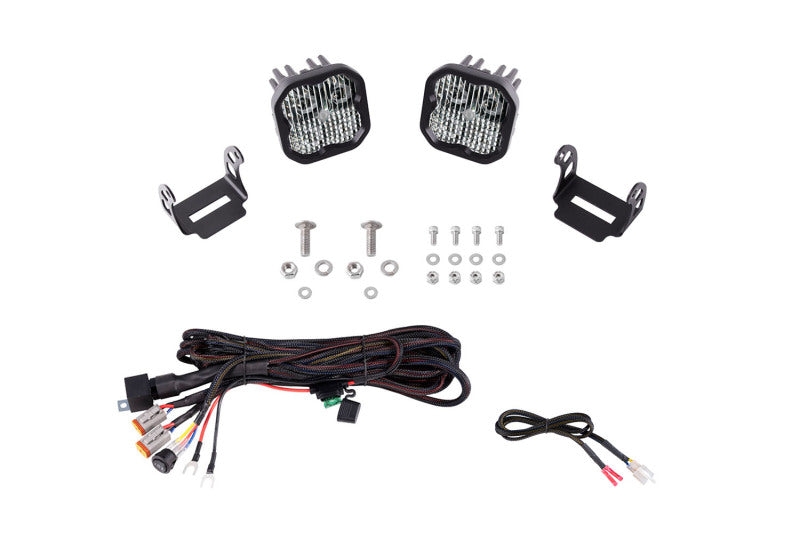 Diode Dynamics 2021 Ford Bronco SS3 LED Ditch Light Kit - Pro White Combo-Light Accessories and Wiring-Diode Dynamics-691025930863-