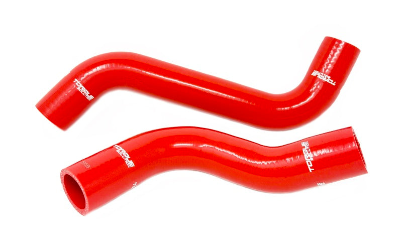 Torque Solution 2022+ Subaru WRX Silicone Radiator Hose Kit - Red-Radiator Hoses-Torque Solution