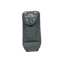 Load image into Gallery viewer, Mustang 65-86 Harley Early FL Touring Tank Bib w/Studs - Black Mustang Motorcycle