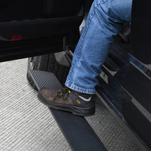 Load image into Gallery viewer, Go Rhino 22-24 Toyota Tundra DC 4dr E1 Electric Running Board Kit (No Drill) - Tex. Blk Go Rhino