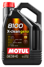 Load image into Gallery viewer, Motul 5L Synthetic Engine Oil 8100 X-CLEAN Gen 2 5W40 Motul