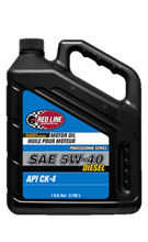 Load image into Gallery viewer, Red Line Pro-Series Diesel CK4 5W40 Motor Oil - Gallon Red Line