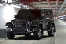 Load image into Gallery viewer, Rally Armor 18-22 Jeep JL Wrangler Black UR Mud Flap w/ Red Logo Rally Armor