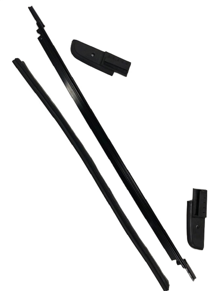 Rampage 2018+ Jeep Wrangler JL (2 & 4 Door) Soft Top Tailgate Bar - Black Rampage