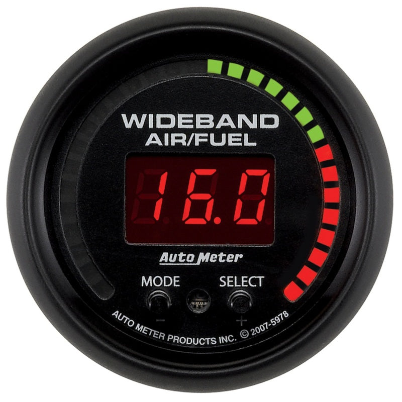 Autometer ES Digital 52mm Wideband Air/Fuel Kit AutoMeter