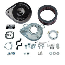 Load image into Gallery viewer, S&amp;S Cycle 01-17 Stock EFI BT Models Teardrop Air Cleaner Kit - Gloss Black S&amp;S Cycle