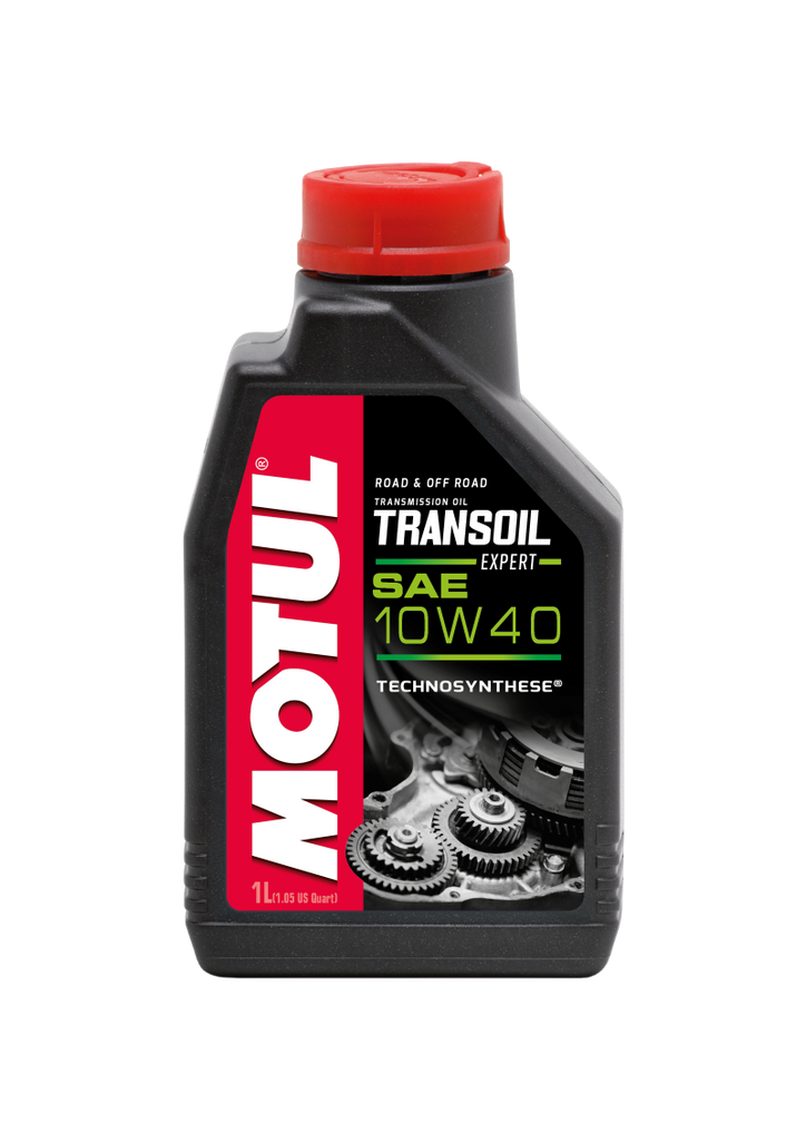 Motul 1L Powersport TRANSOIL Expert SAE 10W40 Technosynthese Fluid for Gearboxes - Black Ops Auto Works