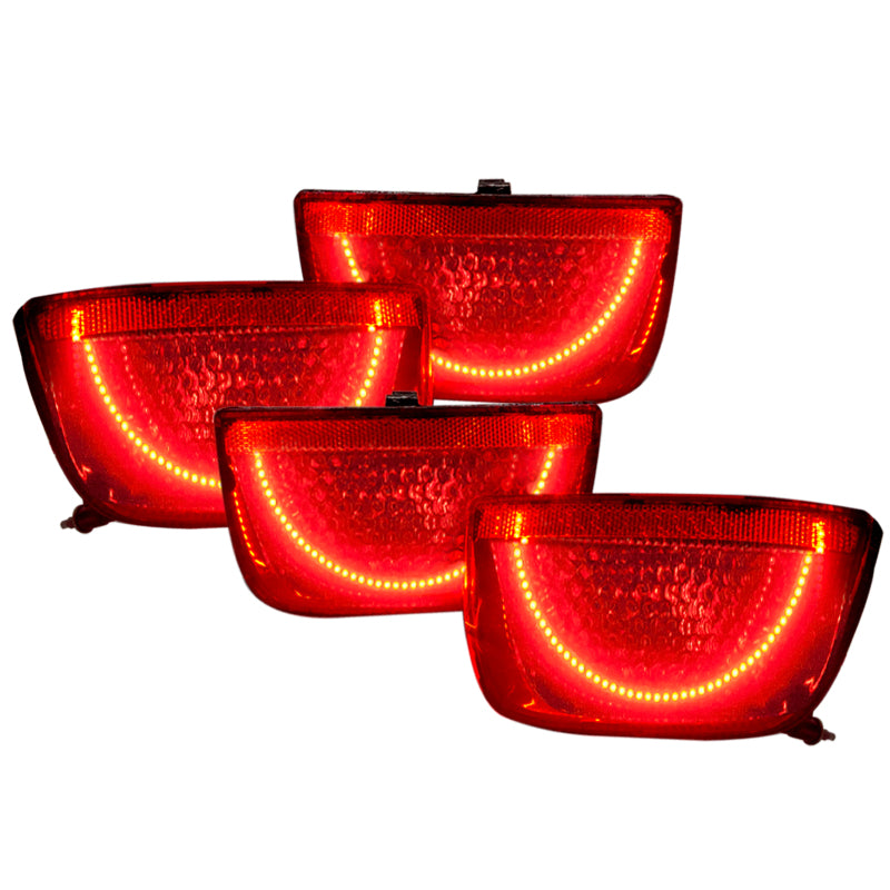 Oracle 10-13 Chevrolet Camaro LED Afterburner Tail Light Halo Kit - Red ORACLE Lighting