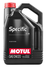 Load image into Gallery viewer, Motul 5L OEM Synthetic Engine Oil ACEA A1/B1 Specific 5122 0W20 Motul