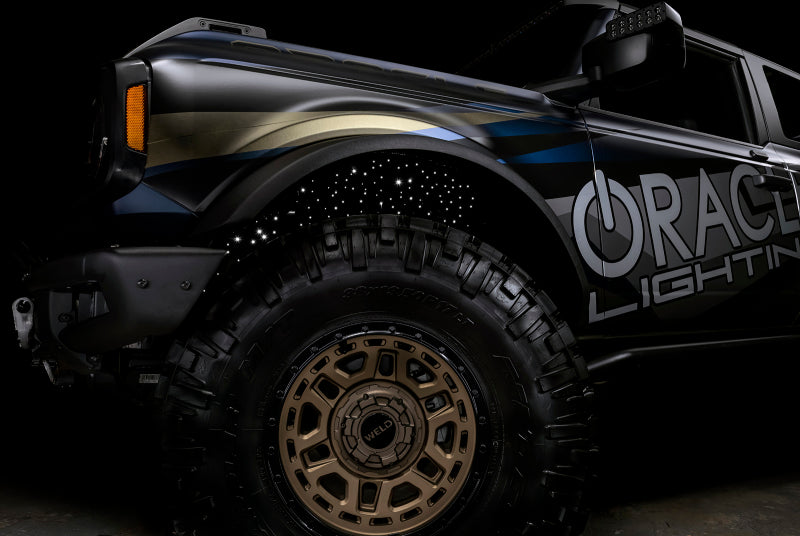 Oracle Lighting Fiber Optic Wheel Liner ColorSHIFT RGBW Kit-40W LED/600 Fibers-Light Accessories and Wiring-ORACLE Lighting