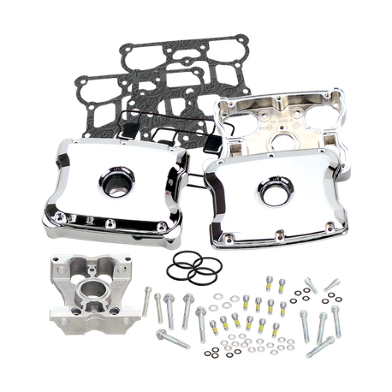 S&S Cycle 1999+ BT 4-1/8in Rocker Box - Chrome S&S Cycle