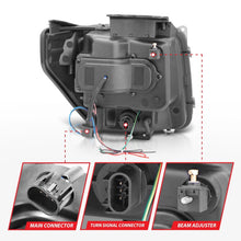 Load image into Gallery viewer, ANZO 2007-2012 Dodge Nitro Projector Headlights w/ Halo Black (CCFL) G2 ANZO