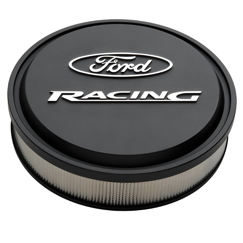 Ford Racing Black Slant Edge Air Cleaner Assembly-Air Filters - Universal Fit-Ford Racing