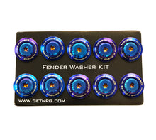 Load image into Gallery viewer, NRG Fender Washer Kit (TI Series) M6 Bolts For Plastic (TI Burn Washer/TI Burn Screw) - Set of 10 NRG