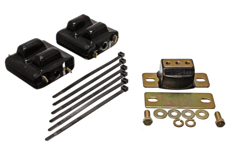 Energy Suspension 87-91 Suburban C10-C30 2WD Black Motor & Transmision Mounts-Zinc Finish Energy Suspension