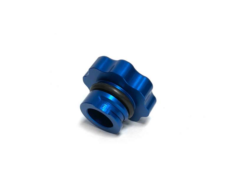Fleece Performance 01-16 GM 2500/3500 Duramax Billet Oil Cap Cover - Blue Fleece Performance