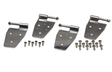 Load image into Gallery viewer, Kentrol 97-06 Jeep Wrangler TJ Door Hinge Set 4 Pieces - Polished Silver Kentrol