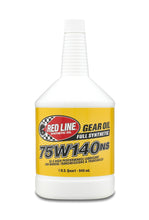 Load image into Gallery viewer, Red Line 75W140NS Gear Oil - Quart Red Line