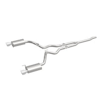 Load image into Gallery viewer, MagnaFlow Cat Back, SS, 2.5in, Street, Dual Split Polished 4.5in Tips 2015 Ford Mustang Ecoboost Magnaflow