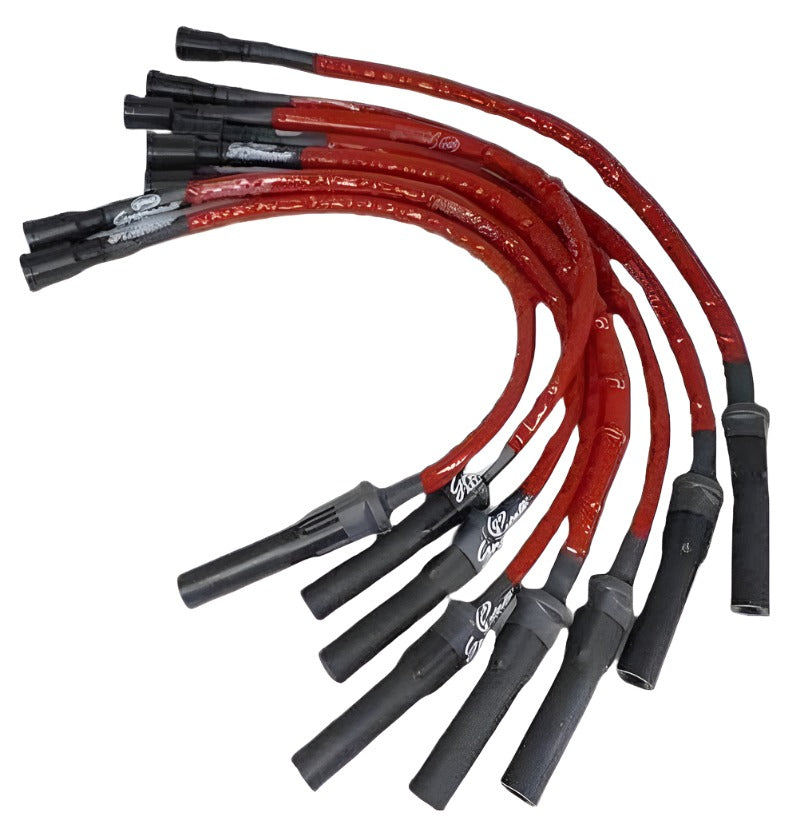Granatelli 10-14 Ford 6.2L (Incl. Raptor) Ignition Wire Set w/Inserts/Red Hi-Temp Silicone Jacket Granatelli Motor Sports