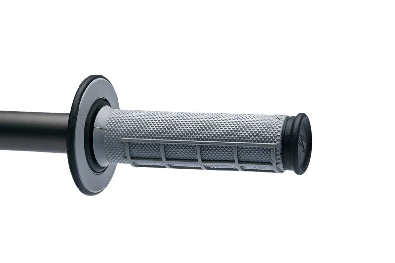 Renthal MX Dual Compound Grips 1/2 Waffle - Grey/ Black - Black Ops Auto Works