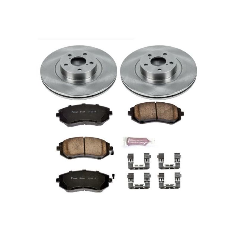 Power Stop 04-06 Subaru Baja Front Autospecialty Brake Kit-Brake Kits - OE-PowerStop