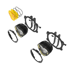 Load image into Gallery viewer, KC HiLiTES FLEX ERA 3 Dual Mode SAE Fog Lights - 2-Light Master Kit for Jeep JK/JL/JT Plastic Bumper-Light Bars &amp; Cubes-KC HiLiTES