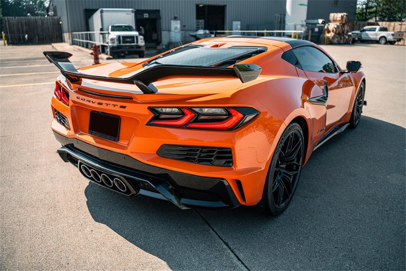 Corsa 2023 Chevrolet Corvette C8 Z06 3in Valved Cat-Back Exhaust Muffler Delete Track System w/o Tip CORSA Performance