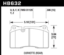 Load image into Gallery viewer, Hawk 2005 Aston Martin DB9 LTS Street Front Brake Pads-Brake Pads - OE-Hawk Performance