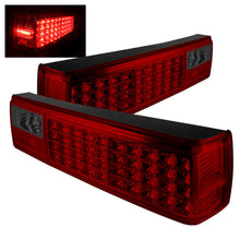 Load image into Gallery viewer, Xtune Ford MUStang 87-93 LED Tail Lights Red Smoke ALT-ON-FM87-LED-RS SPYDER