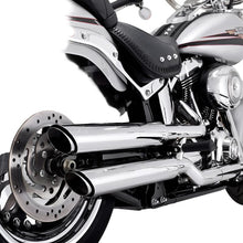 Load image into Gallery viewer, Vance &amp; Hines HD Softail Fatboy 07-17 Twin Slash Chrome PCX Slip-On Exhaust-Motorcycle Slip-On-Vance and Hines
