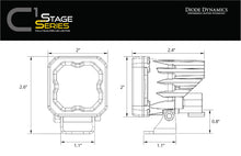 Load image into Gallery viewer, Diode Dynamics Stage Series C1R - White Flood Standard LED Pod (Pair)-Light Accessories and Wiring-Diode Dynamics-195995129468-