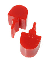 Load image into Gallery viewer, Energy Suspension GM Pull Thru Style Red Bump Stop Set Energy Suspension