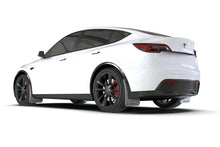 Load image into Gallery viewer, Rally Armor 20-22 Tesla Model Y White UR Mud Flap w/ Black Logo-Mud Flaps-Rally Armor