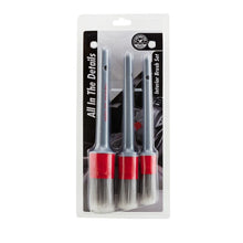 Load image into Gallery viewer, Chemical Guys Interior Detailing Brushes - 3 Pack Chemical Guys