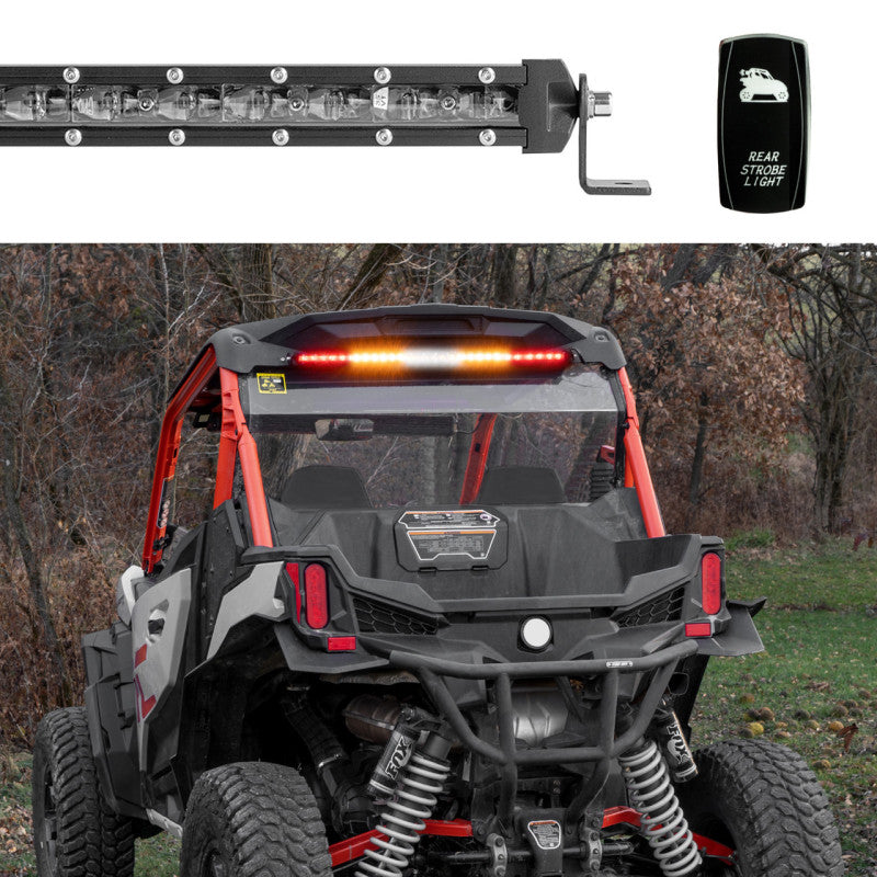 XK Glow Super Slim Offroad LED Chase Bar 5 Modes 90w 30in-Light Bars & Cubes-XKGLOW