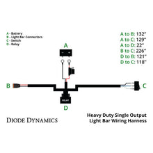 Load image into Gallery viewer, Diode Dynamics Heavy Duty (Single) Output Light Bar Wiring Harness-Light Accessories and Wiring-Diode Dynamics