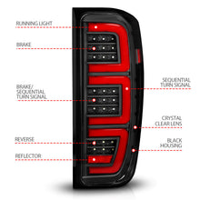 Load image into Gallery viewer, Anzo 19-23 GMC Sierra 1500/2500HD/3500HD Black Replacement Full LED Bar Tail Light-Light Tailgate Bar-ANZO-846959056084-