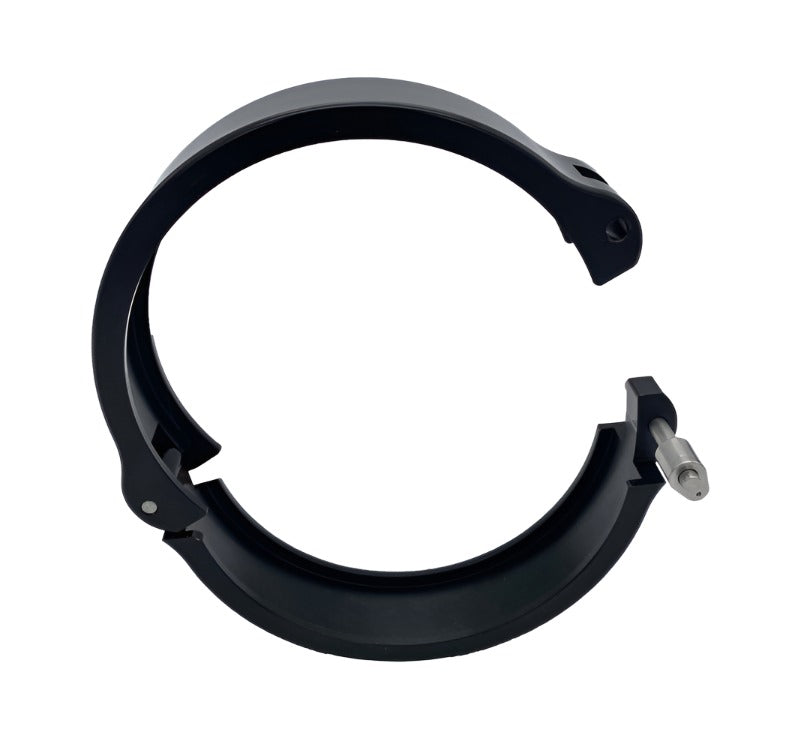 Granatelli 4.0in Dual Seal Clamshell Clamp - Aluminum Black Granatelli Motor Sports