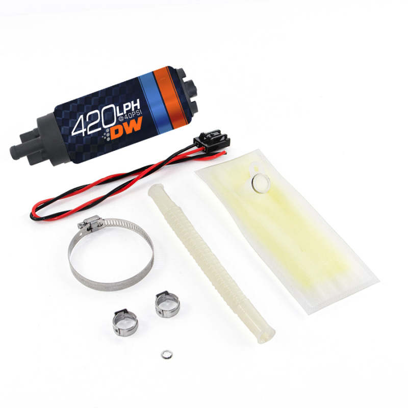 Deatschwerks DW420 Series 420lph In-Tank Fuel Pump w/ Install Kit For BMW E36 / E46-Fuel Pumps-DeatschWerks-00887753542519-