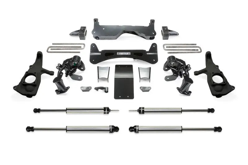 Fabtech 11-19 GM 2500HD 2WD/4WD 6in Rts Sys w/Dlss Shks Fabtech