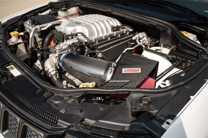Corsa 20-23 Dodge Durango SRT Hellcat Carbon Fiber Air Intake w/ DryTech 3D No Oil CORSA Performance