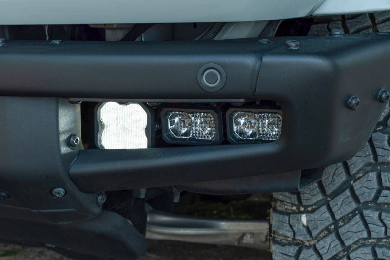 Diode Dynamics 21-Up Ford Bronco Stage Series Fog Pocket Kit - Yellow Max-Fog Lights-Diode Dynamics-691025930832-