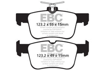 Load image into Gallery viewer, EBC 13+ Ford Fusion 1.6 Turbo Redstuff Rear Brake Pads-Brake Pads - Performance-EBC