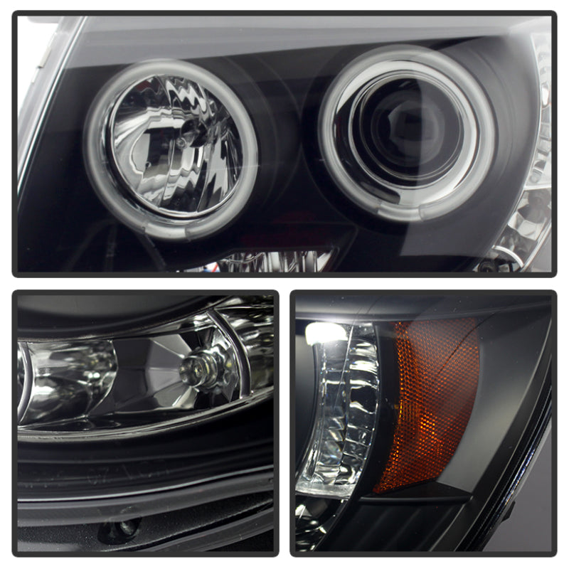 Spyder Toyota Tacoma 05-11 Projector Headlights CCFL Halo LED Blk Smke PRO-YD-TT05-CCFL-BSM SPYDER