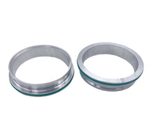 Load image into Gallery viewer, Granatelli 3.0in Stainless Steel Dual Seal Clamp Weld-On Ferrule Set Granatelli Motor Sports